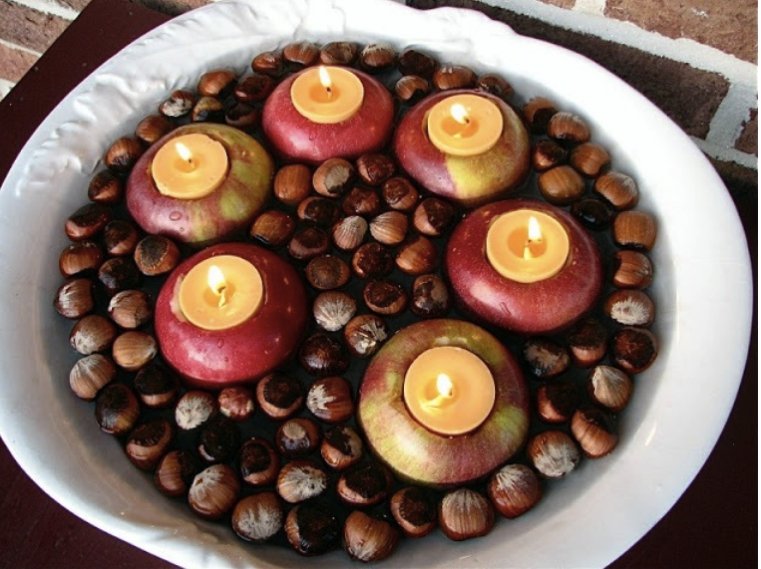 Marrons-pommes-flottants-avec-bougies4