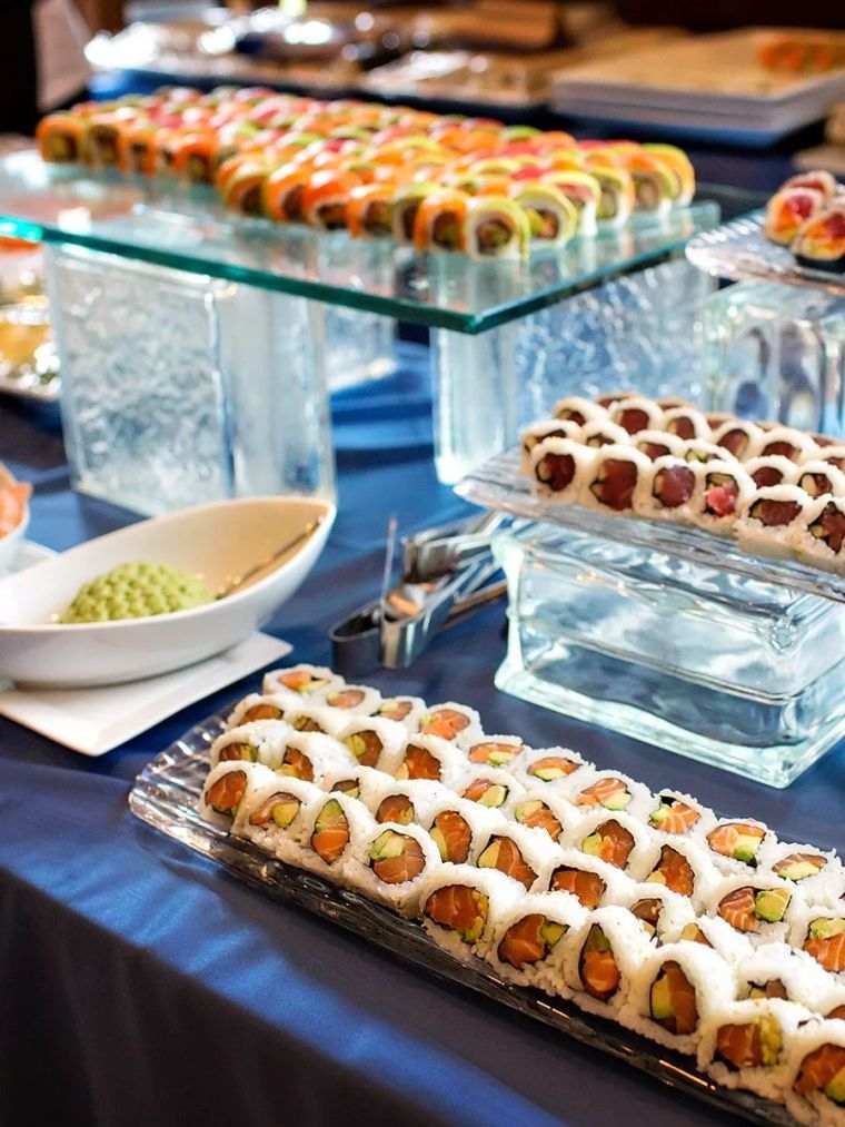 buffet mariage sushi-vin-d'honneur-reception-snack