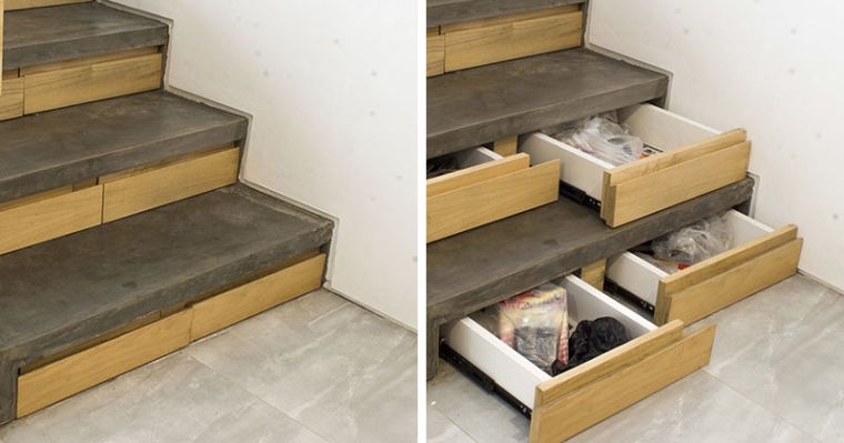escalier-rangement-beton-bois-tiroir-astuce-gain-de-place