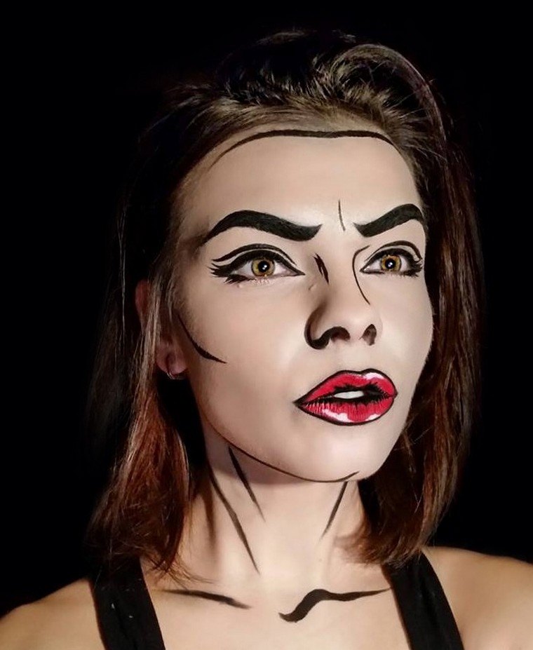 idée maquillage pour halloween femme facile