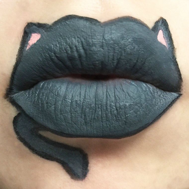 maquillage-facile-halloween-levres-noir