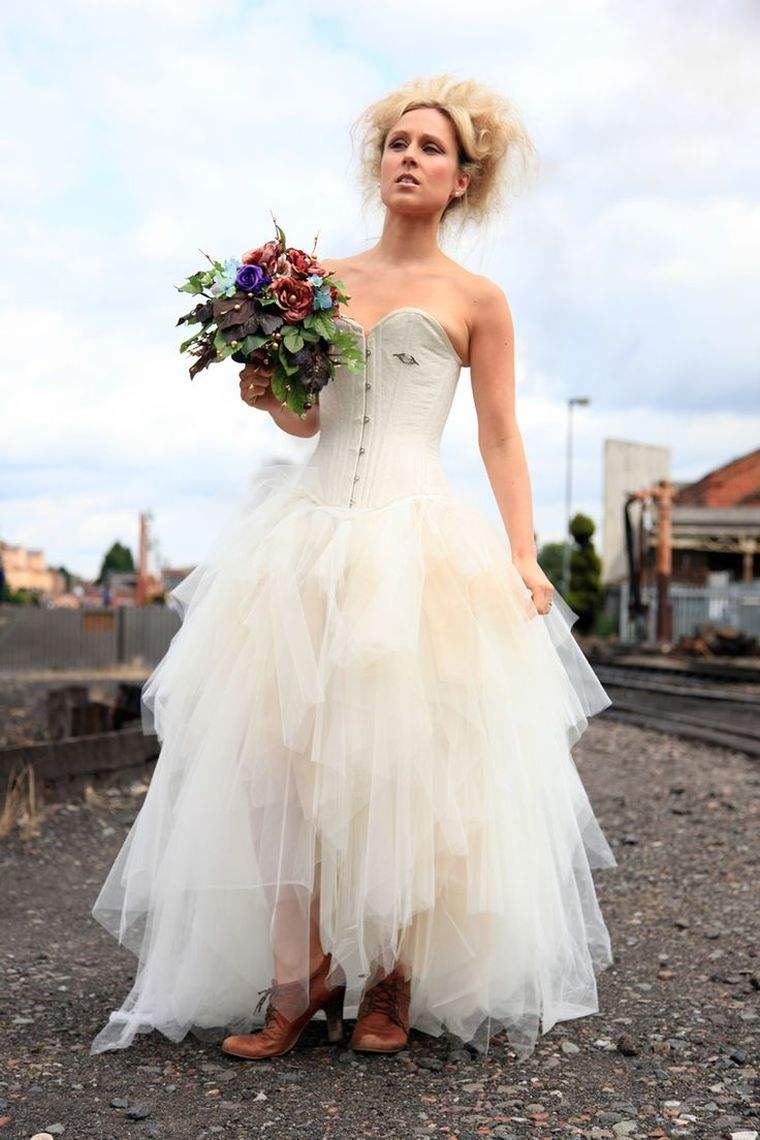 tenue steampunk robe-mariage-blanc