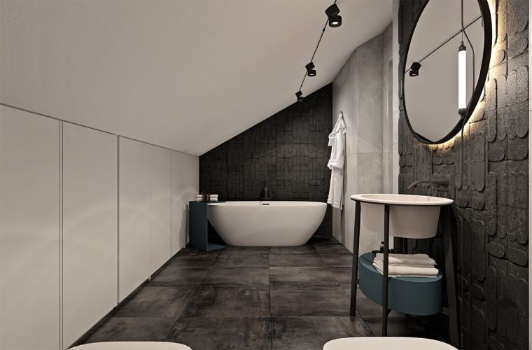 baignoire-salle-de-bain-design-industriel-noir-et-blanc
