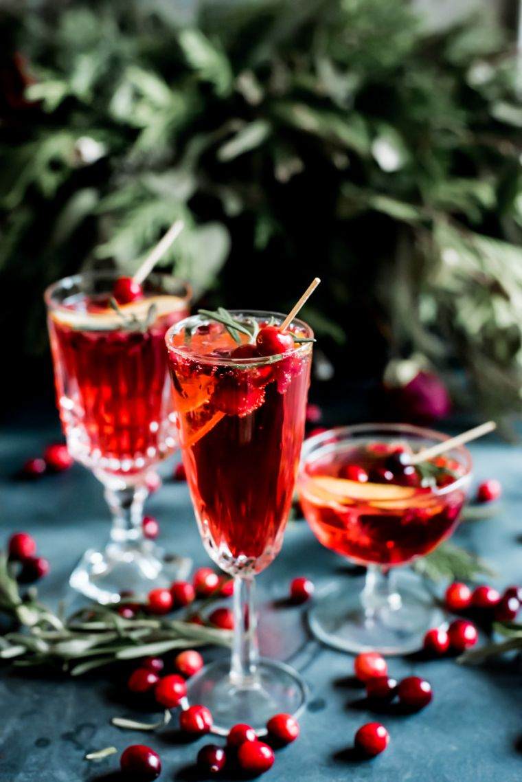 boisson noel cocktail rouge