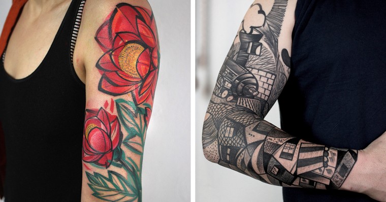 tatouage tendance tatouage bras idée homme femme