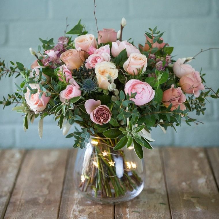 arrangement floral roses bouquet vase