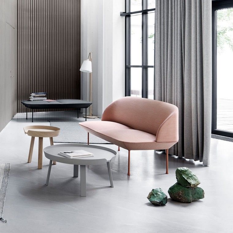 meuble salon tendance 2019 fauteuil design canapé table basse muuto nordique scandinave