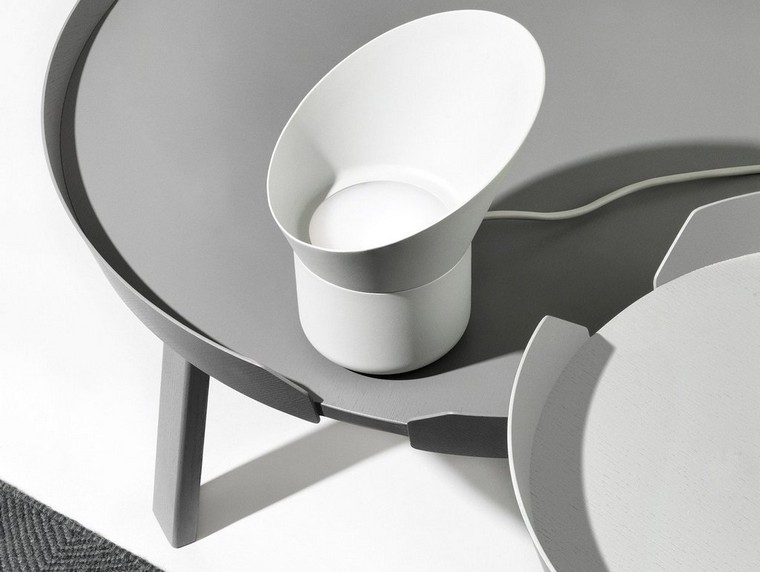 meuble salon tendance 2019 luminaire table basse grise