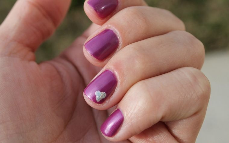 exemple de décoration ongles de St Valentin