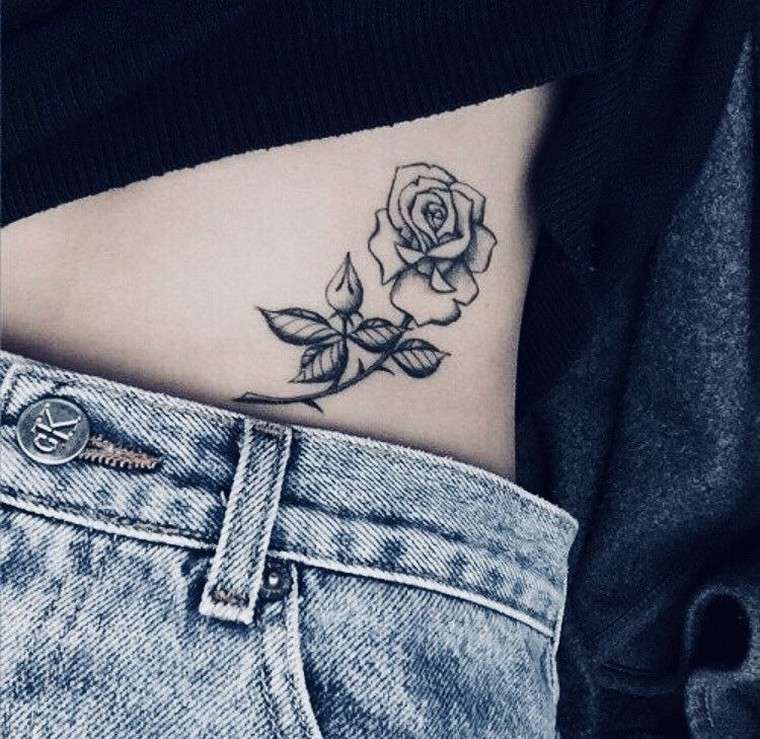 tatouage-femme-idee-tatouage-rose