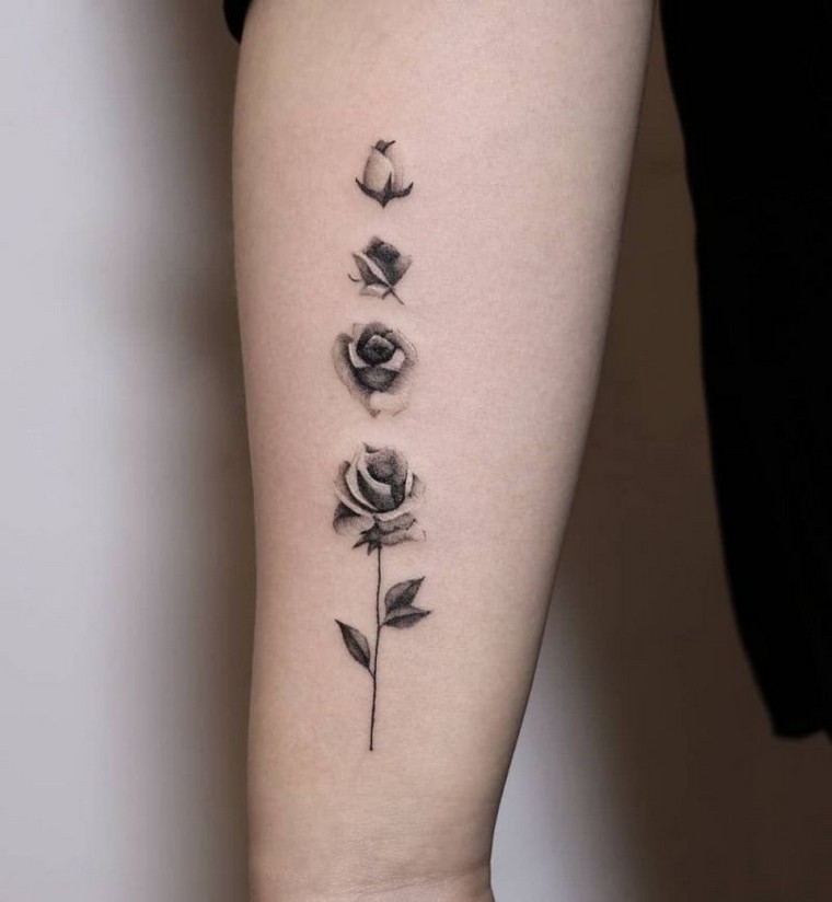 tatouage-rose-idee-bras