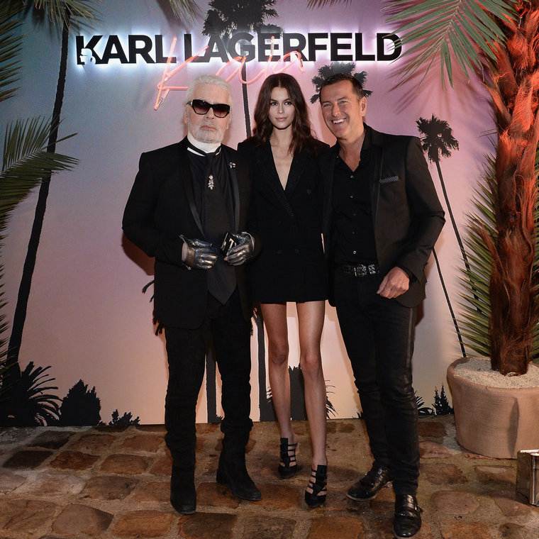 Karl Lagerfeld Kaia Gerber muse récente