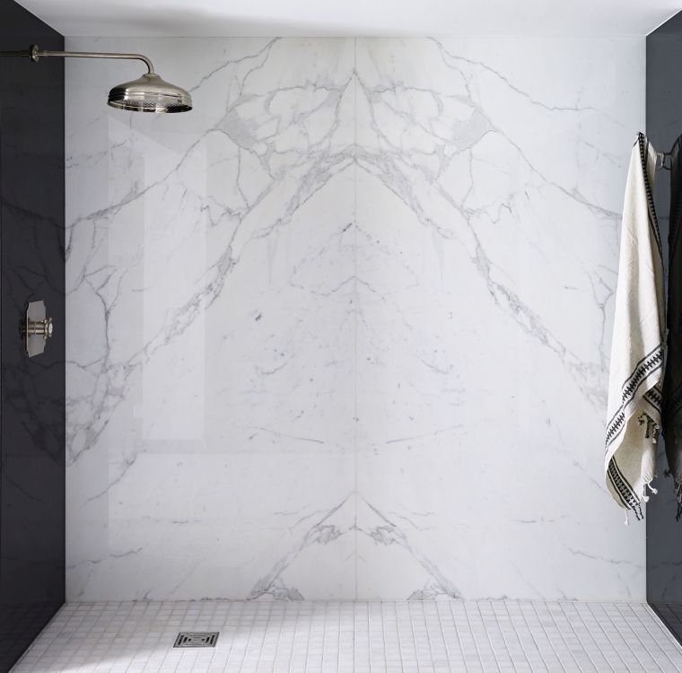 douche en marbre tendance