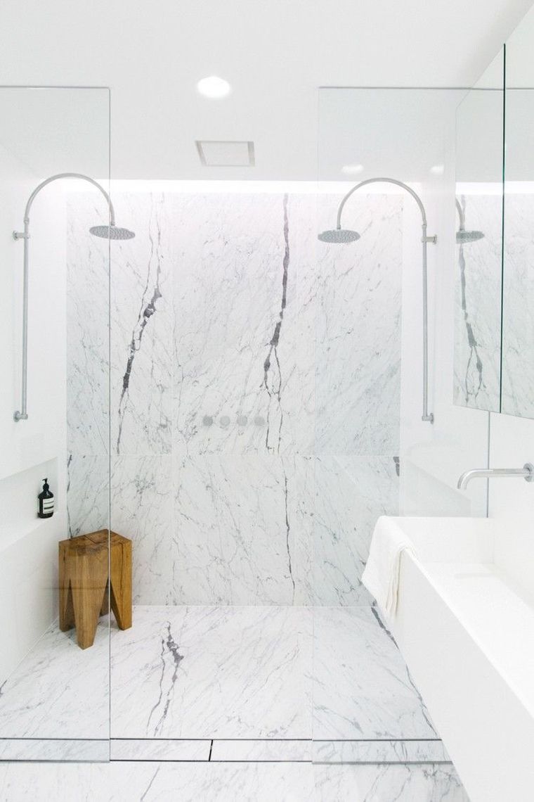 modele de salle de bain en marbre