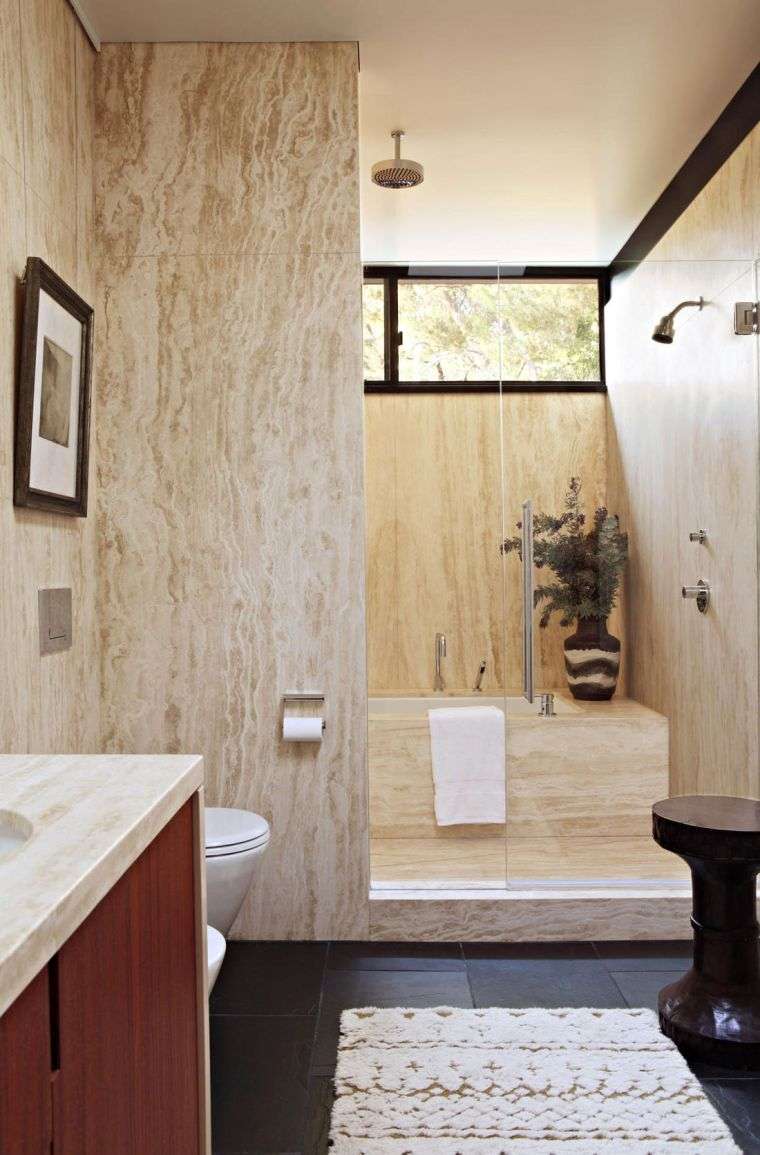 salle de bain en marbre tendance
