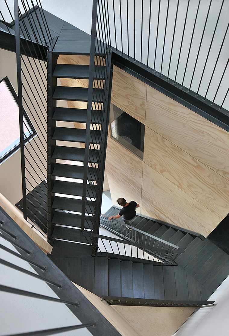 Le loft casco Amsterdam superloft Marc Koehler Architectes escalier
