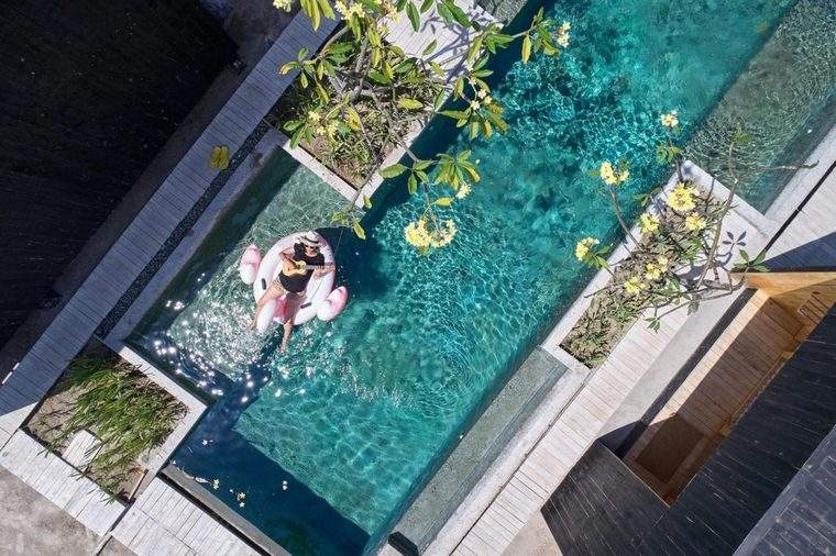 Sasak Lombok bungalow kiyakabin piscine