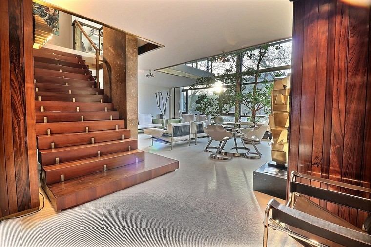 appartement Bruxelles designer Jules Wabbes escalier