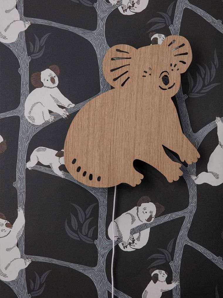 deco enfant papier peint motif animal