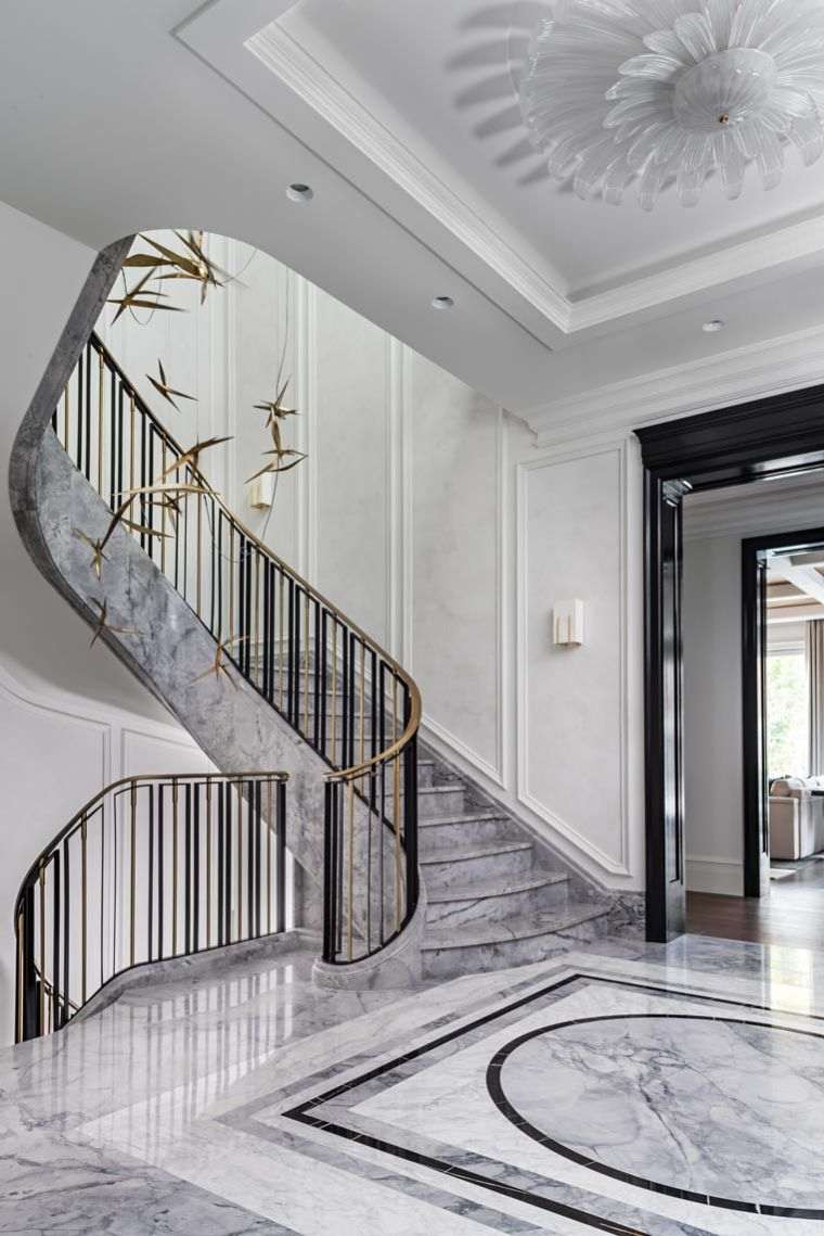 escalier en marbre pour interieur