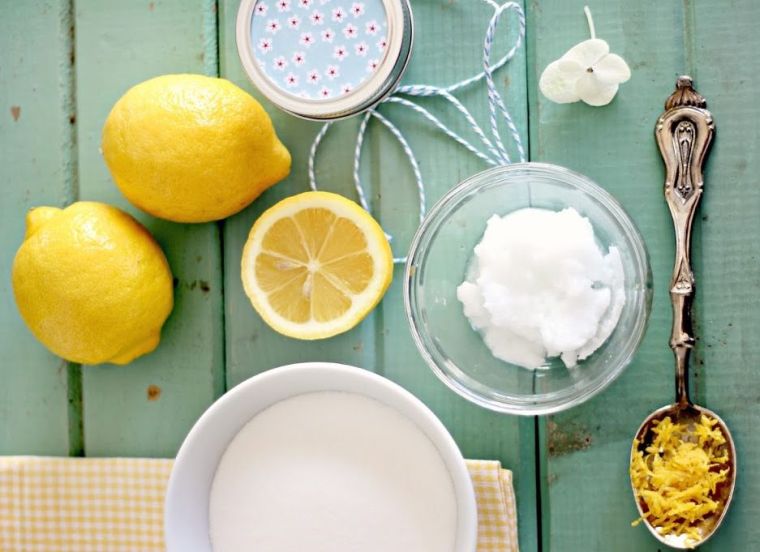 exfoliant corps recette citron