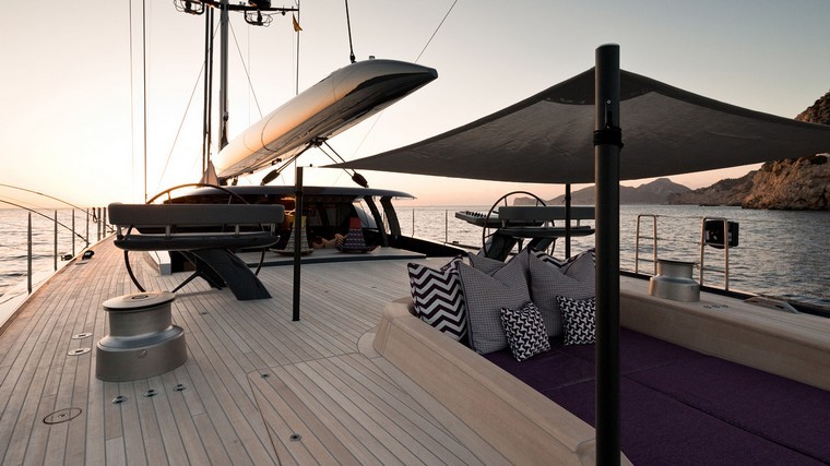 yacht à voile design contemporain moderne extérieur