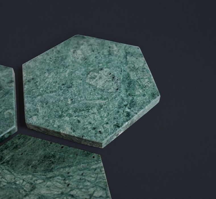 marbre vert carreaux origine idee deco