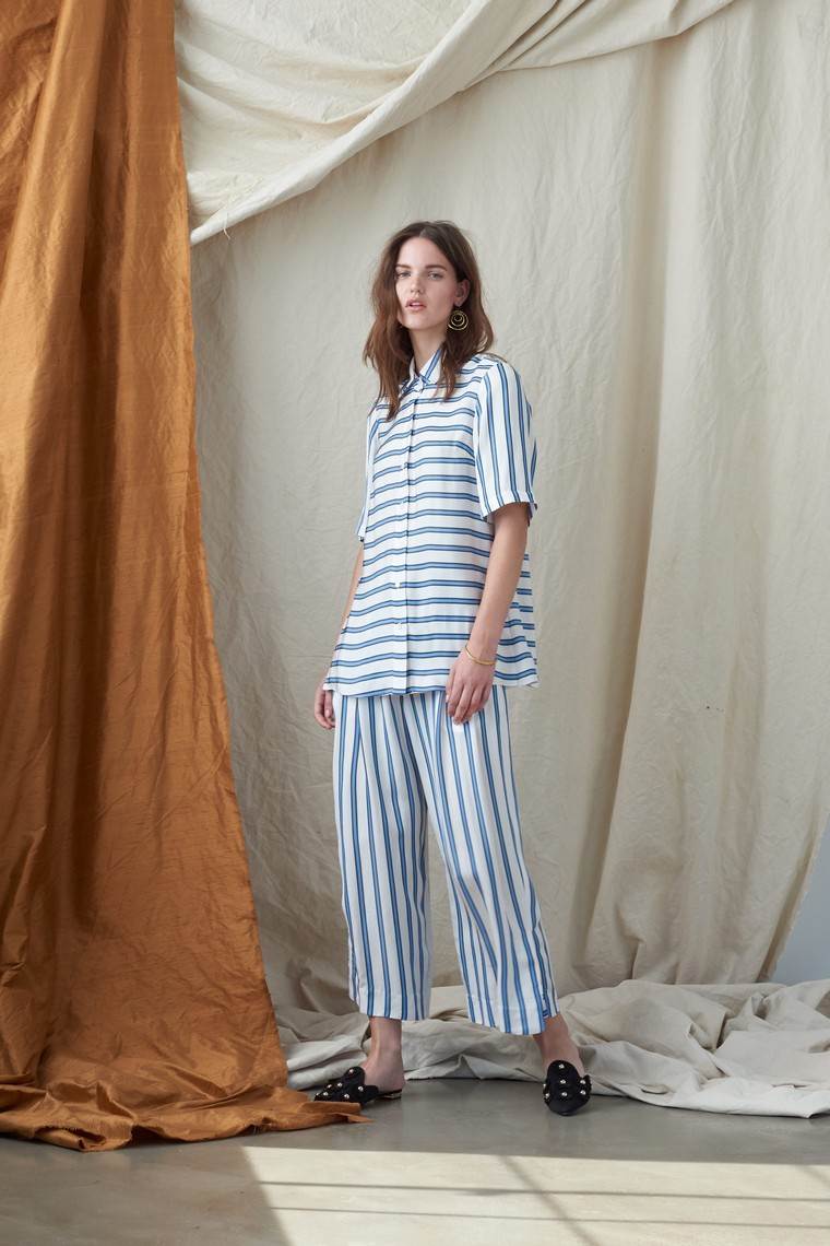 mode femme 2019 collection resort fashion femme rayures