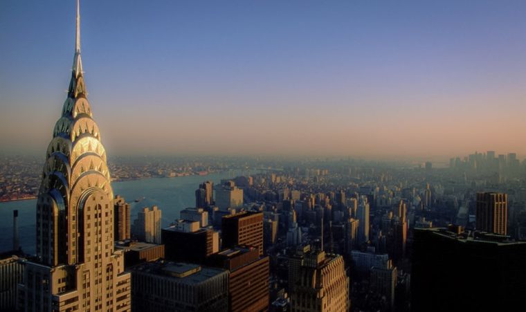 new york silhouette gratte ciel celebre
