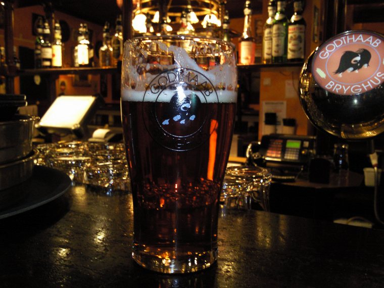 pinte de bière godthab Groenland
