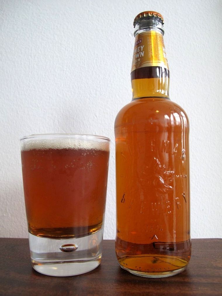 pinte de bière sleeman honeybrown Canada