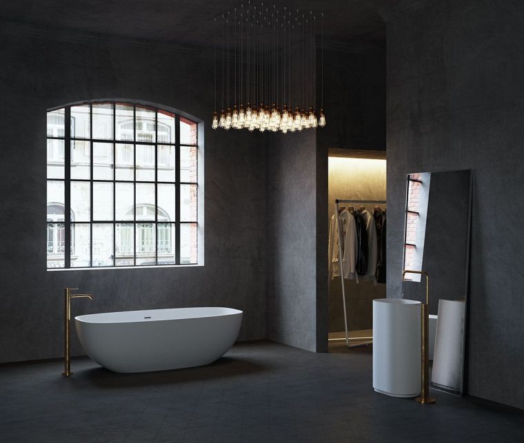 salle de bain design industriel