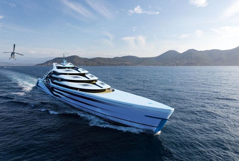 yacht de luxe acionna