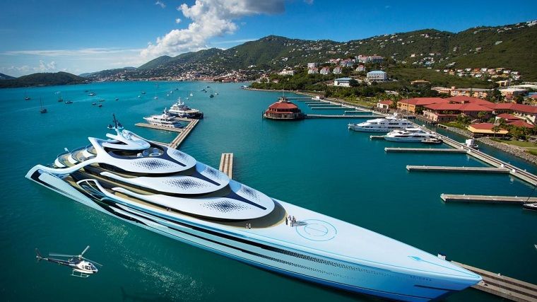 yacht de luxe moderne