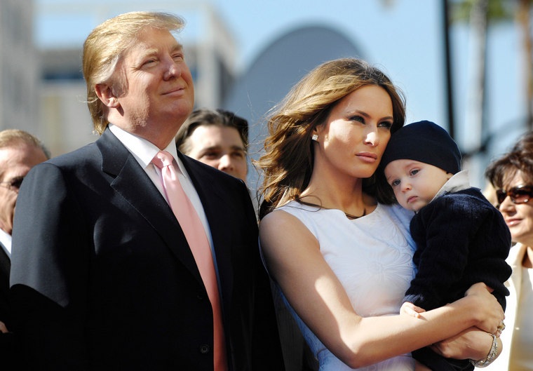 Trump et Melania vie familiale