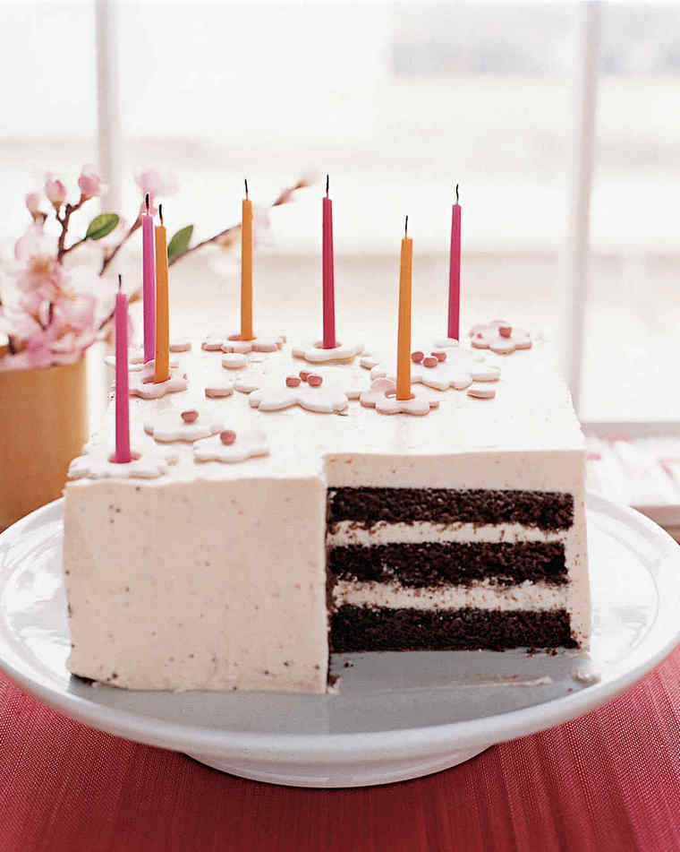 déco printemps anniversaire gâteau