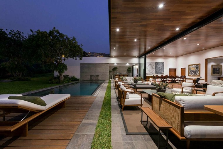eclairage moderne terrasse design