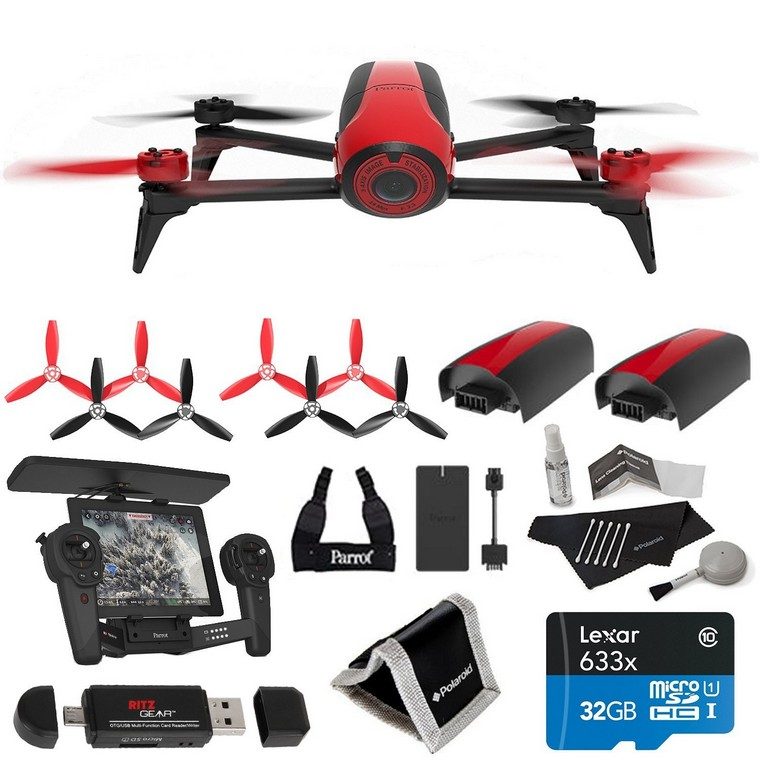 meilleur drone 2019 Parrot Bebop 2 rouge