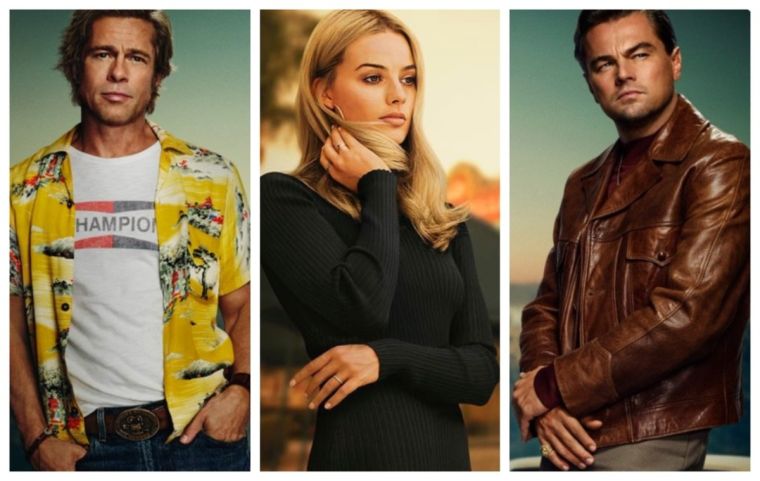 stars once upon a time in hollywood pitt robbie dicaprio