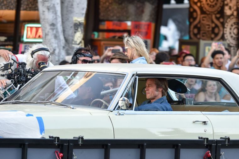 tournage once upon a time in hollywood photos