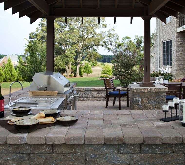 barbecue exterieur terrasse amenagement
