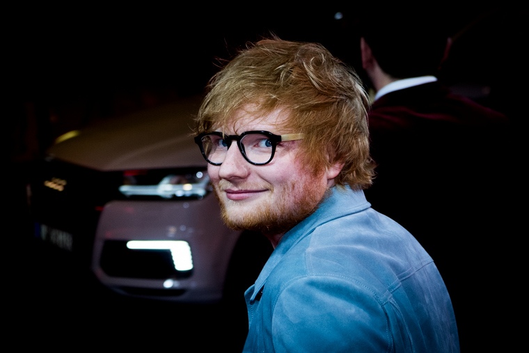 coupe de cheveux cool Ed Sheeran
