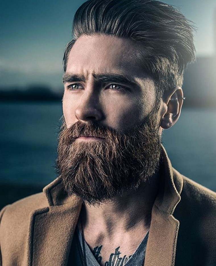 homme barbe look coupe cheveux tendance mode