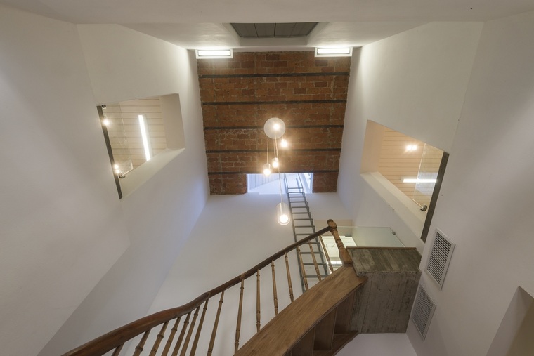 patrimoine culturel Brésil maison Rosa Kiefer architectes escalier intérieur