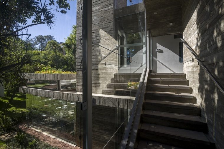patrimoine culturel Brésil maison Rosa Kiefer architectes escalier