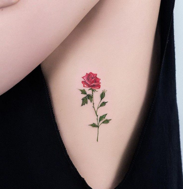 tatouage tendance 2019 tatouage rose idée