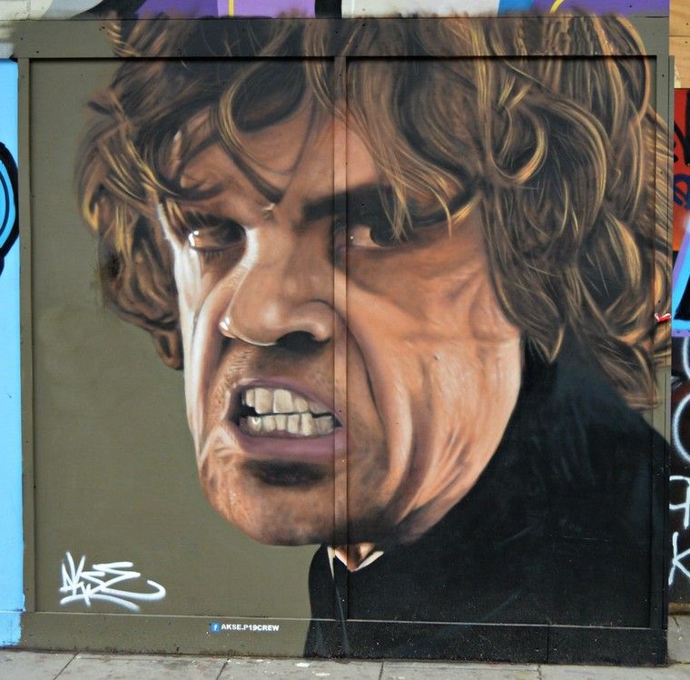 street art graffiti akse manchester painting mural game of thrones tyrion