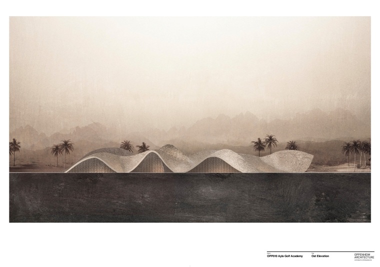 Oppenheim Architecture-Ayla golf oasis - façade Est