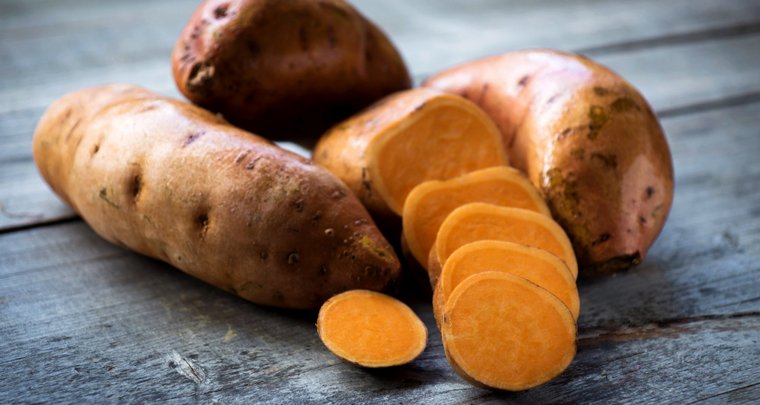 patate douce de couleur orange