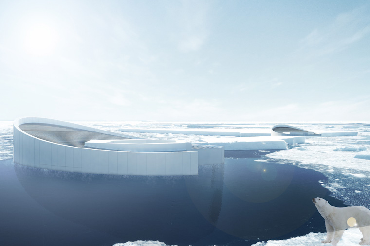 Changement climatique iceberg artificiels